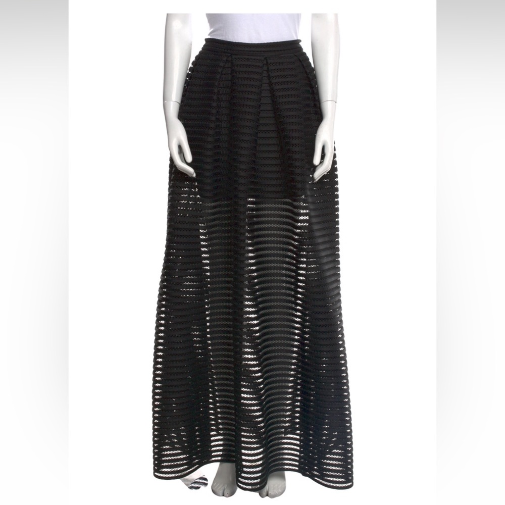 Maje Black Maxi Skirt